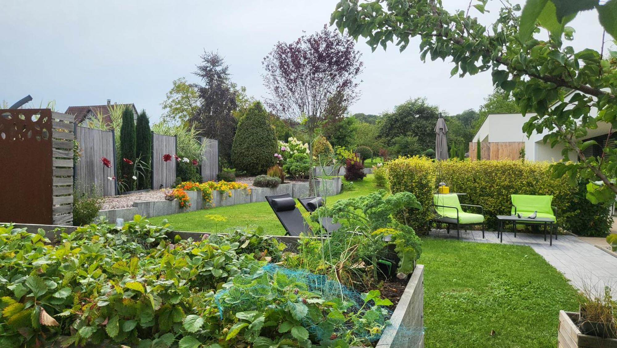 Le Jardin Des Pies Bed & Breakfast Manspach Dış mekan fotoğraf